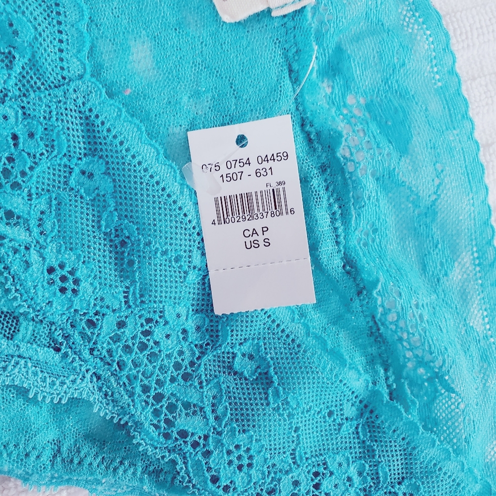 AERIE Low Rise Cheeky Lace Panty In Mint Blue - Picture 6 of 9